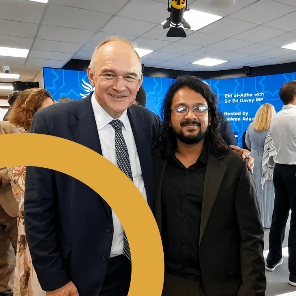 With Sir Ed Davey